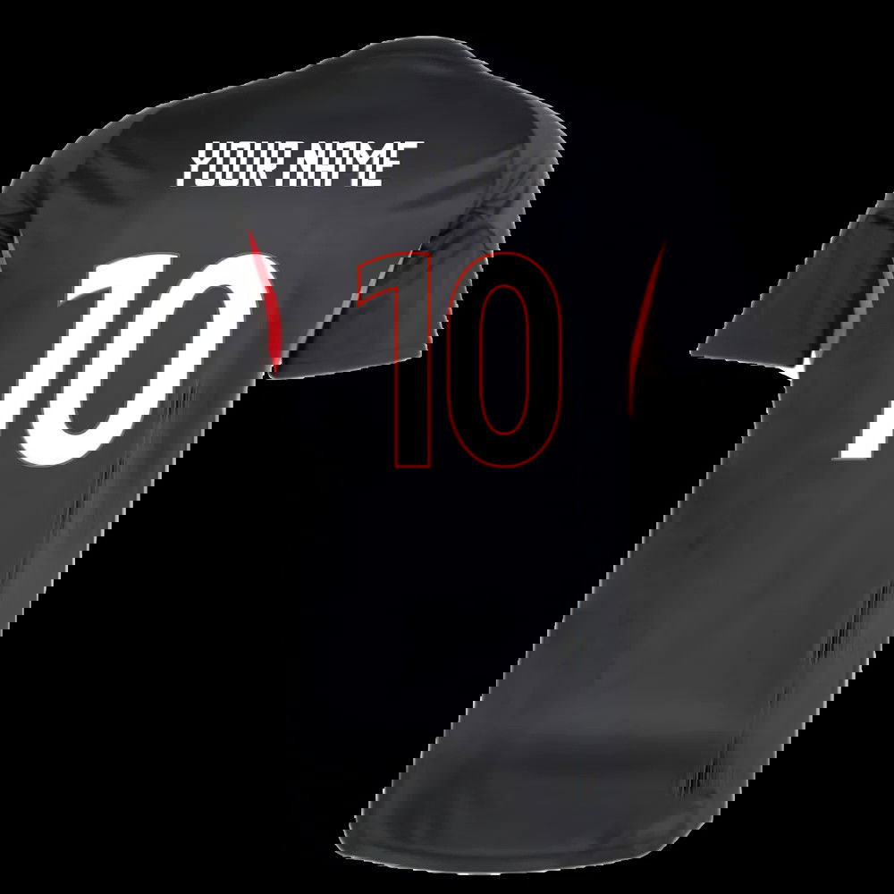 2025-2026 Benfica Training Jersey (Black) (Your Name)