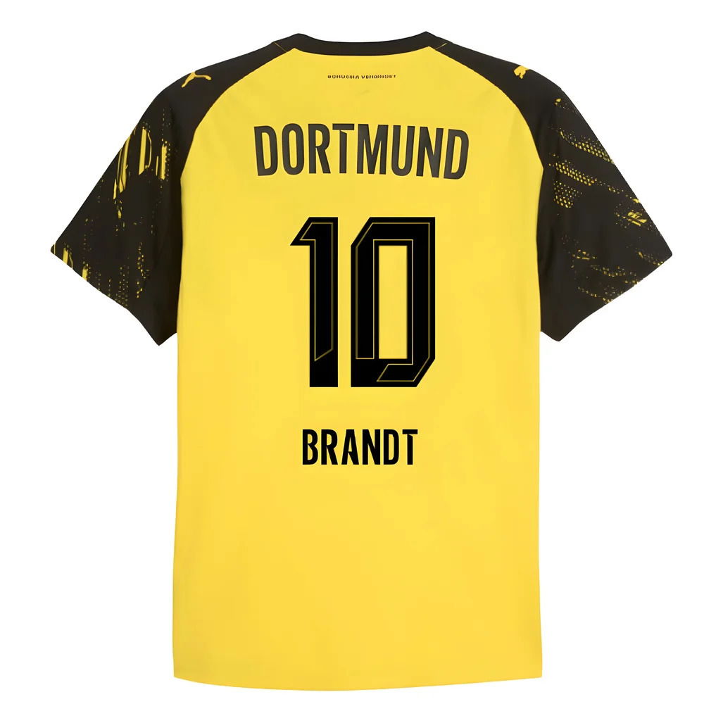 2025-2026 Borussia Dortmund Authentic Home Shirt (Brandt 10)