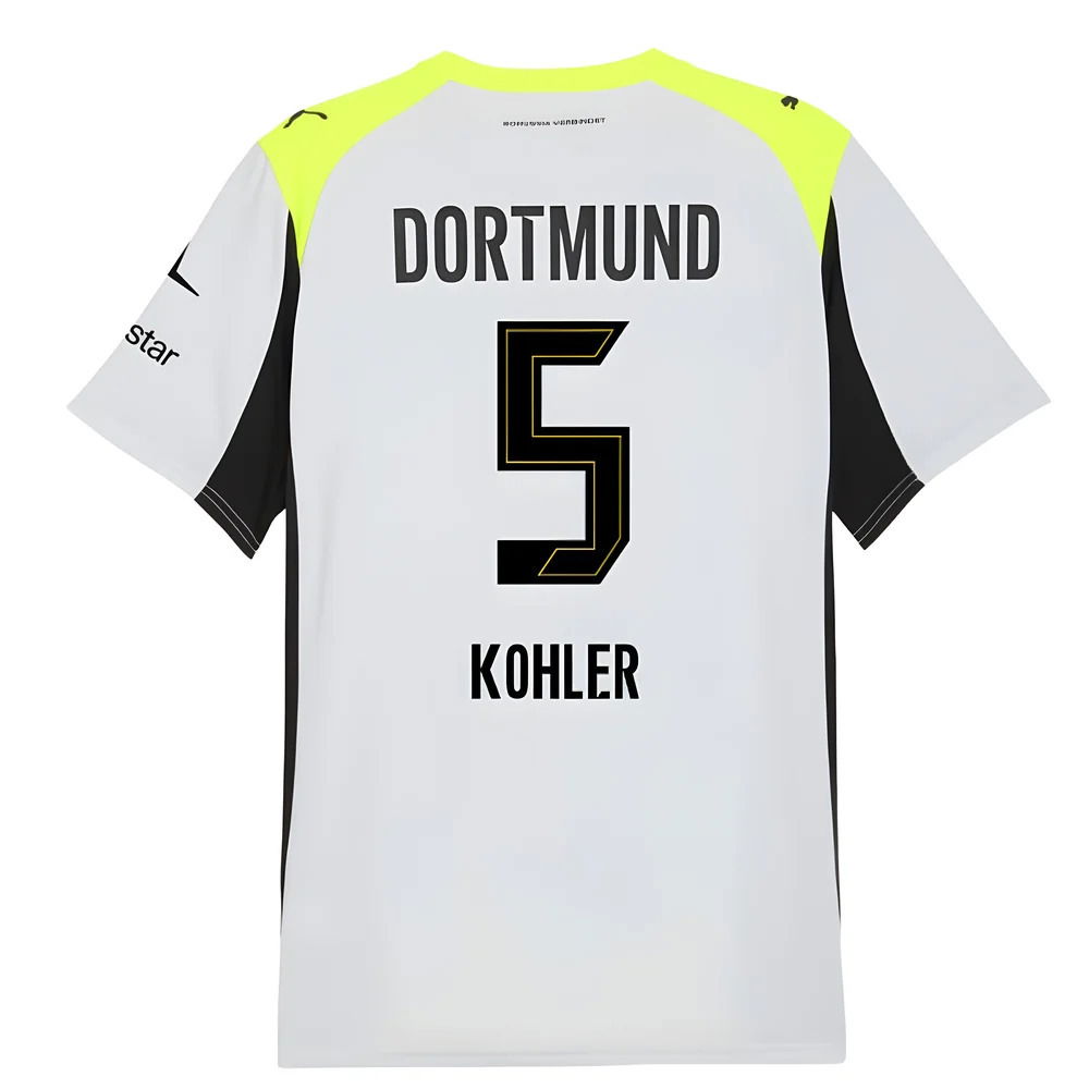 2025-2026 Borussia Dortmund Away Shirt (Kohler 5)
