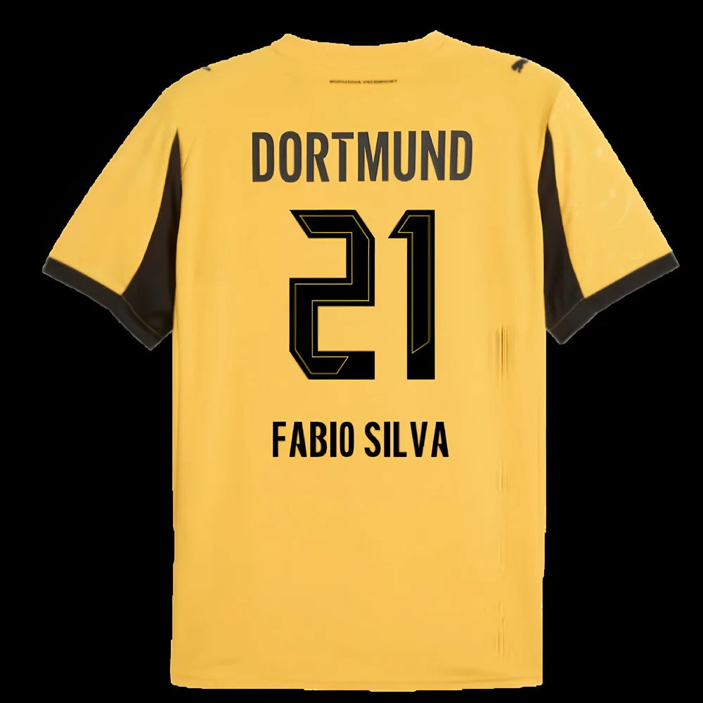 2025-2026 Borussia Dortmund Cup Shirt (Fabio Silva 21)