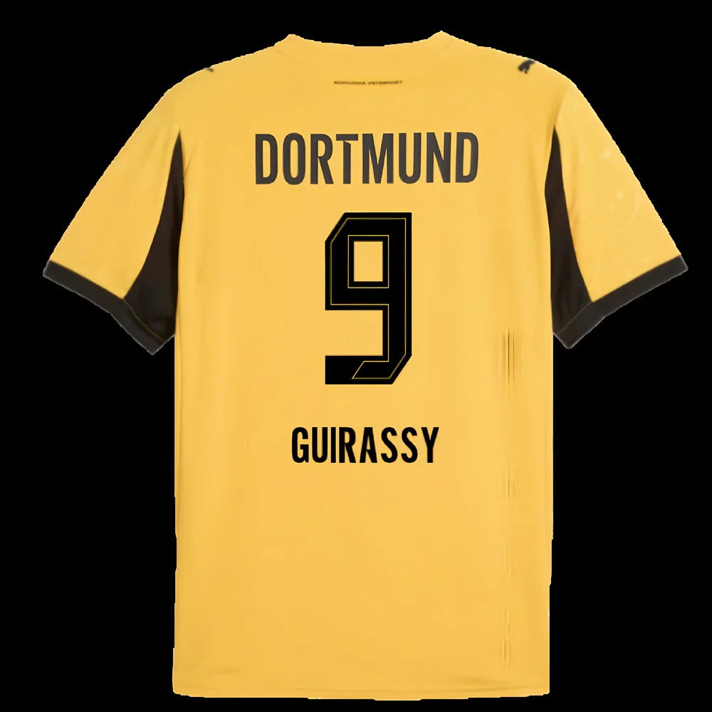 2025-2026 Borussia Dortmund Cup Shirt (Guirassy 9)