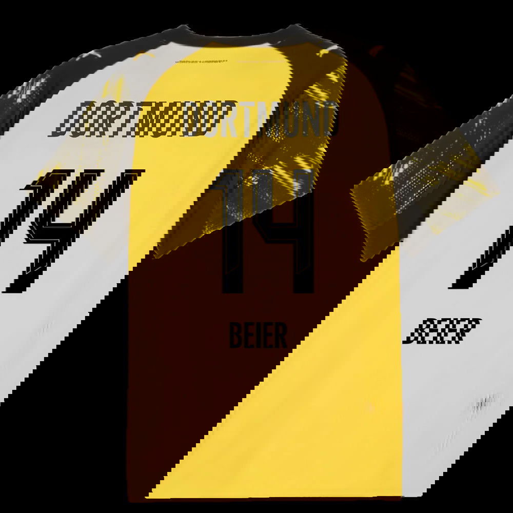 2025-2026 Borussia Dortmund Home Shirt (Beier 14)