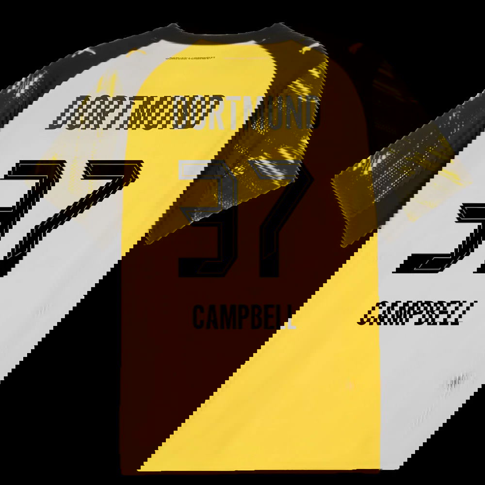 2025-2026 Borussia Dortmund Home Shirt (Campbell 37)