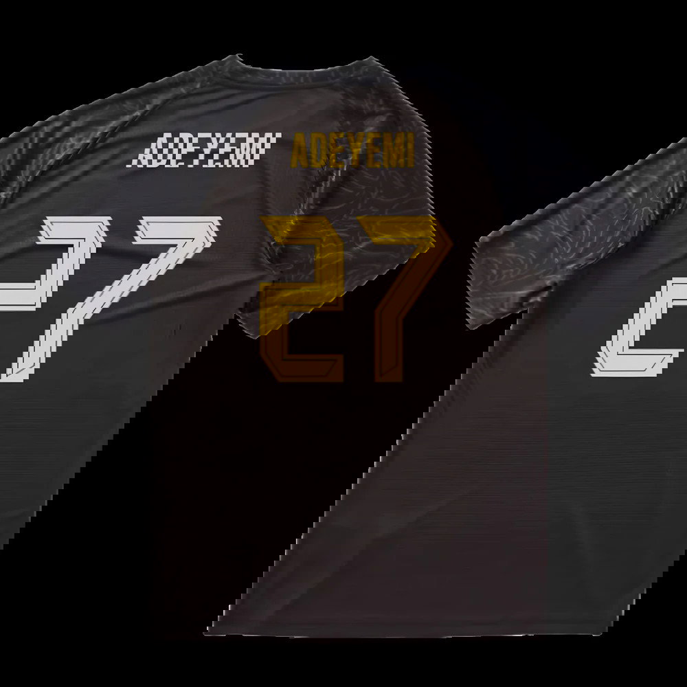 2025-2026 Borussia Dortmund Warm Up Jersey (Black) (Adeyemi 27)