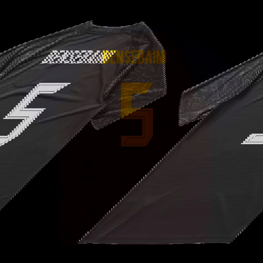 2025-2026 Borussia Dortmund Warm Up Jersey (Black) (Bensebaini 5)