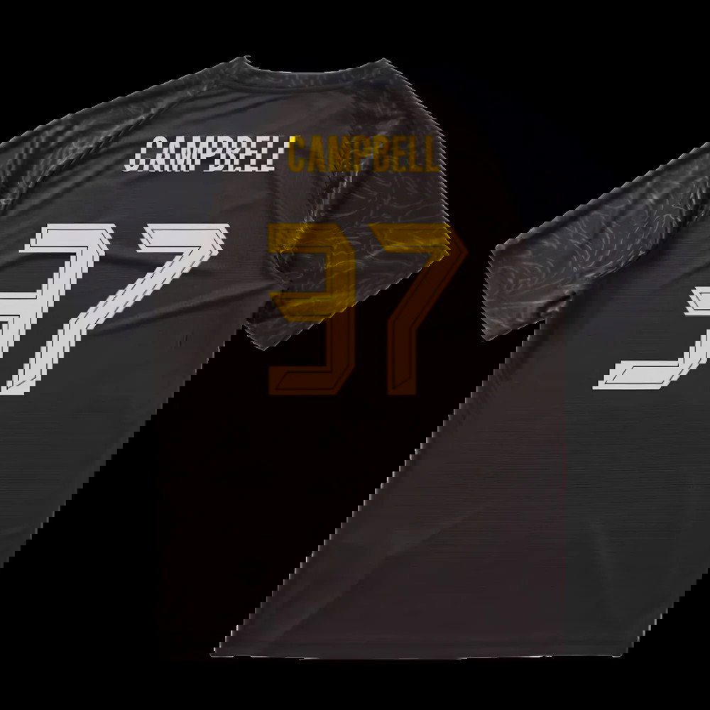 2025-2026 Borussia Dortmund Warm Up Jersey (Black) (Campbell 37)