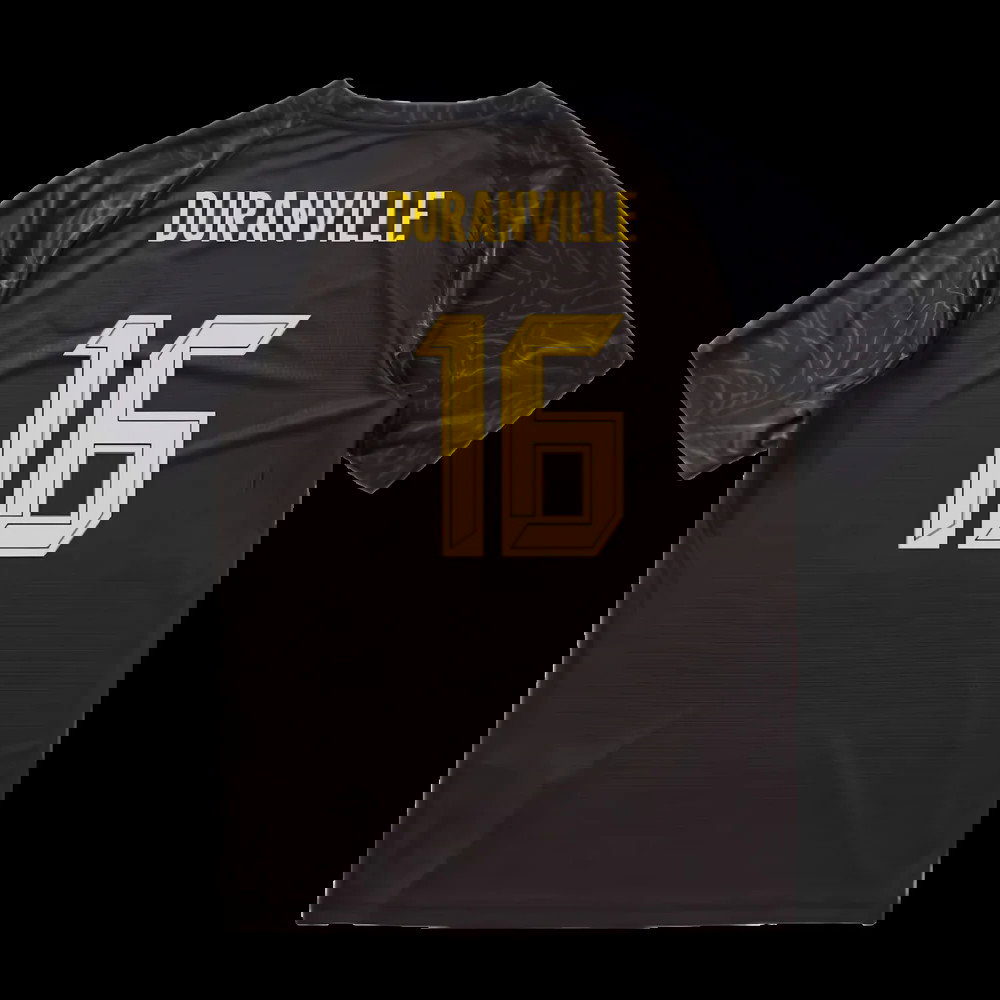 2025-2026 Borussia Dortmund Warm Up Jersey (Black) (Duranville 16)