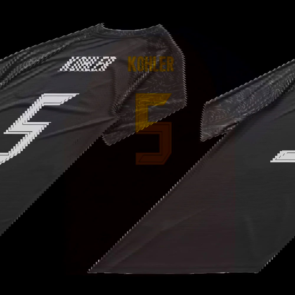 2025-2026 Borussia Dortmund Warm Up Jersey (Black) (Kohler 5)