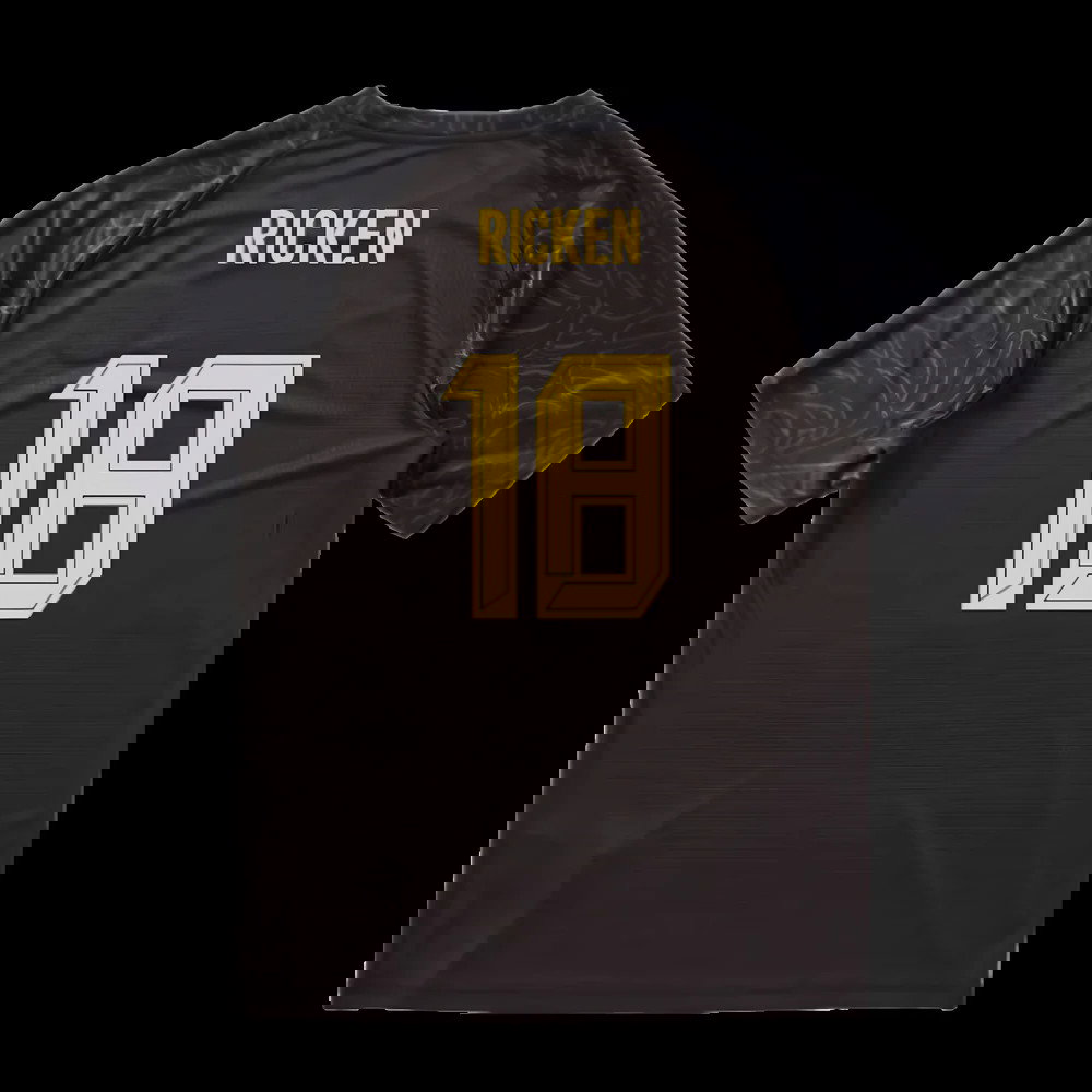 2025-2026 Borussia Dortmund Warm Up Jersey (Black) (Ricken 18)