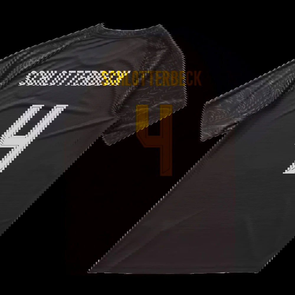 2025-2026 Borussia Dortmund Warm Up Jersey (Black) (Schlotterbeck 4)