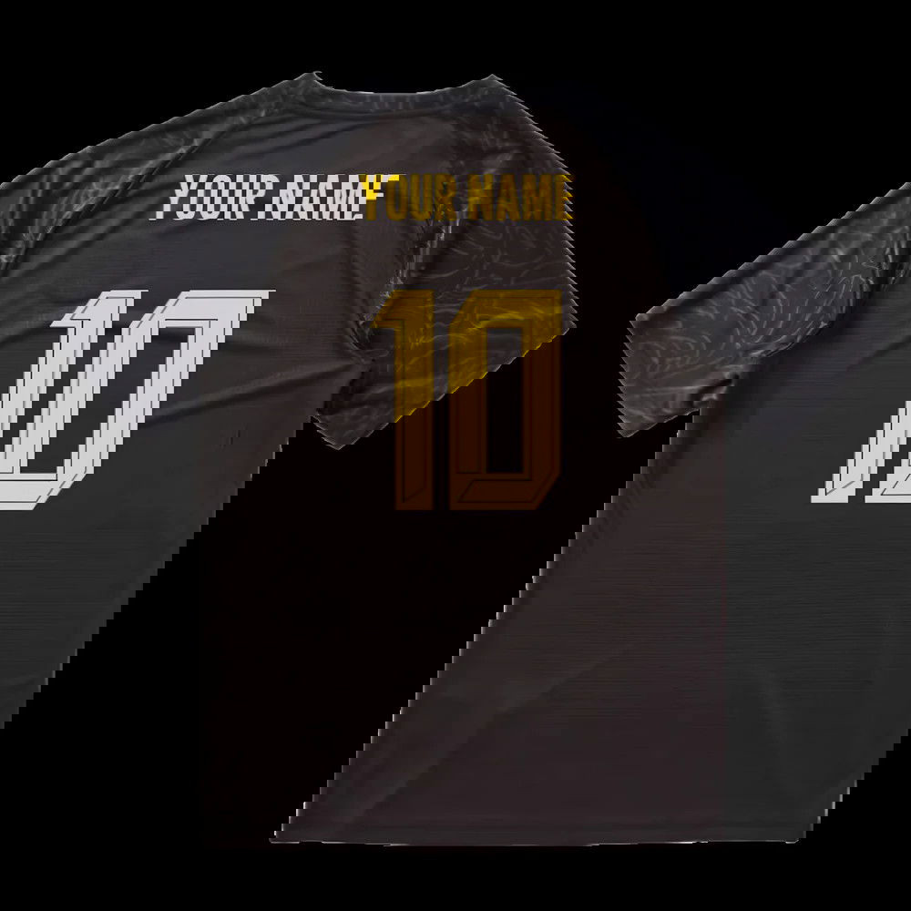 2025-2026 Borussia Dortmund Warm Up Jersey (Black) (Your Name)