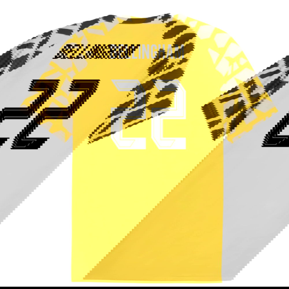 2025-2026 Borussia Dortmund Warm Up Jersey (Yellow) (Bellingham 22)