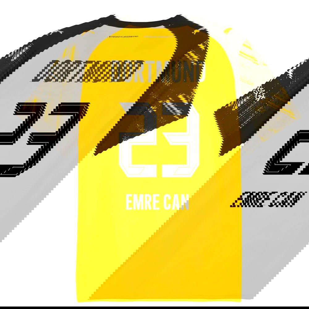 2025-2026 Borussia Dortmund Warm Up Jersey (Yellow) (Emre Can 23)