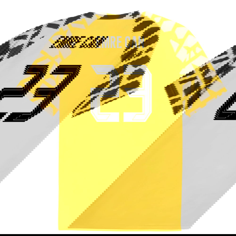 2025-2026 Borussia Dortmund Warm Up Jersey (Yellow) (Emre Can 23)