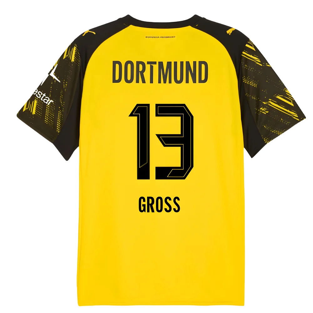 2025-2026 Borussia Dortmund Warm Up Jersey (Yellow) (Gross 13)