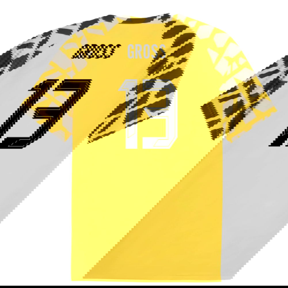 2025-2026 Borussia Dortmund Warm Up Jersey (Yellow) (Gross 13)