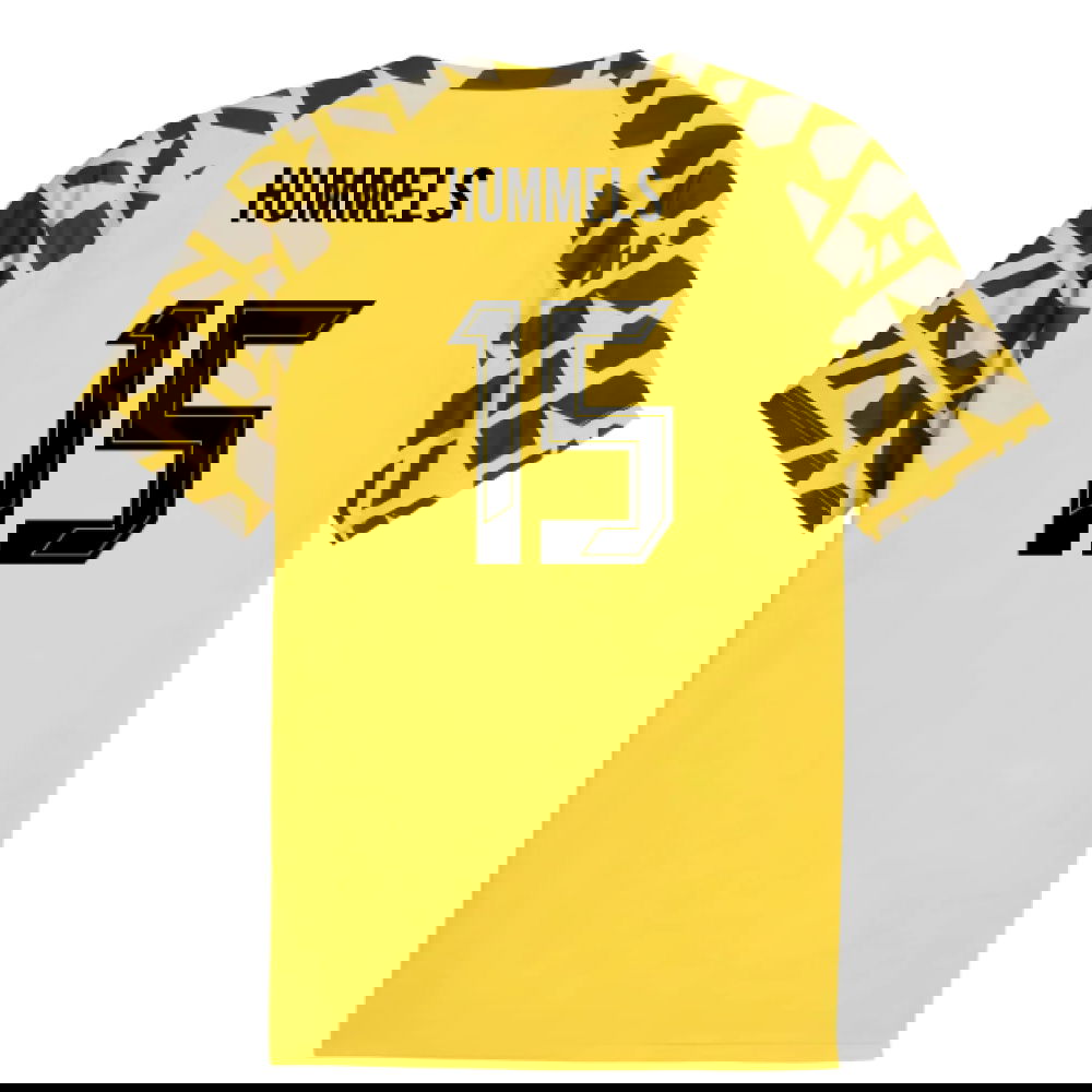 2025-2026 Borussia Dortmund Warm Up Jersey (Yellow) (Hummels 15)