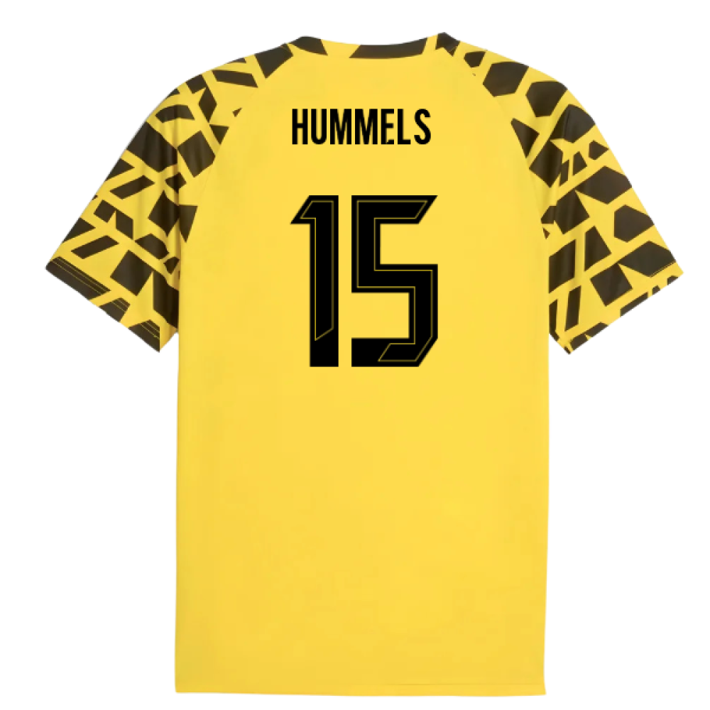 2025-2026 Borussia Dortmund Warm Up Jersey (Yellow) (Hummels 15)