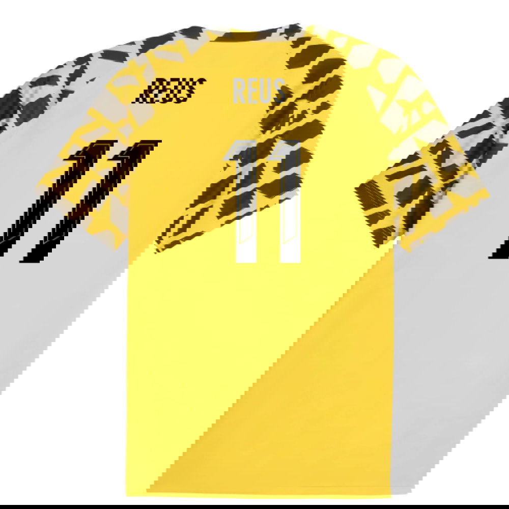 2025-2026 Borussia Dortmund Warm Up Jersey (Yellow) (Reus 11)