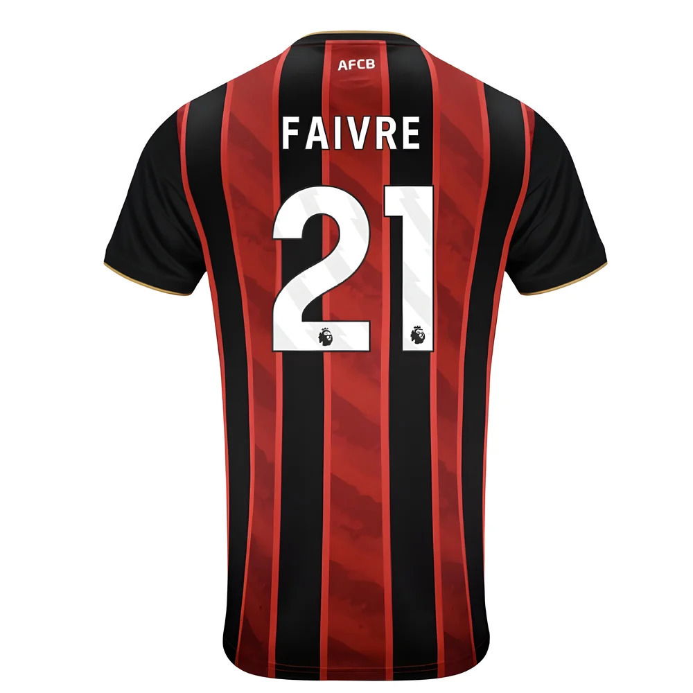 2025-2026 Bournemouth Home Shirt (Faivre 21)