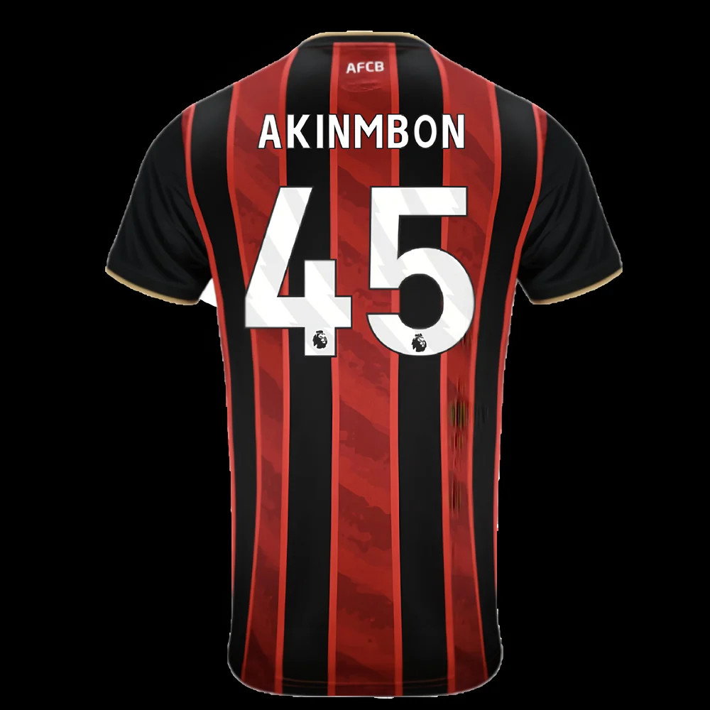 2025-2026 Bournemouth Home Shirt - Kids (Akinmbon 45)