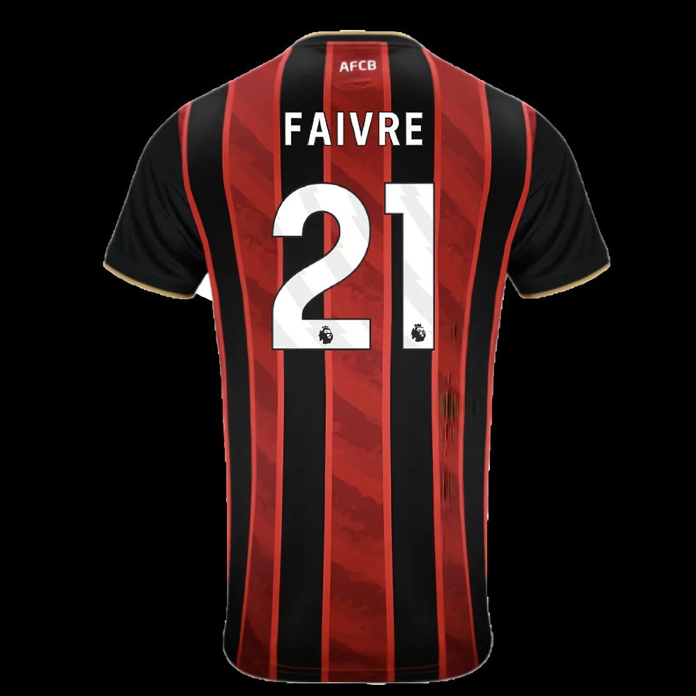 2025-2026 Bournemouth Home Shirt - Kids (Faivre 21)