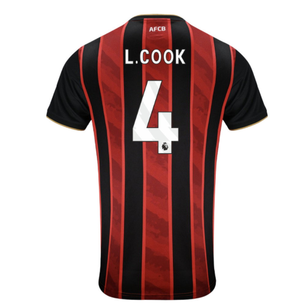 2025-2026 Bournemouth Home Shirt - Kids (L.Cook 4)