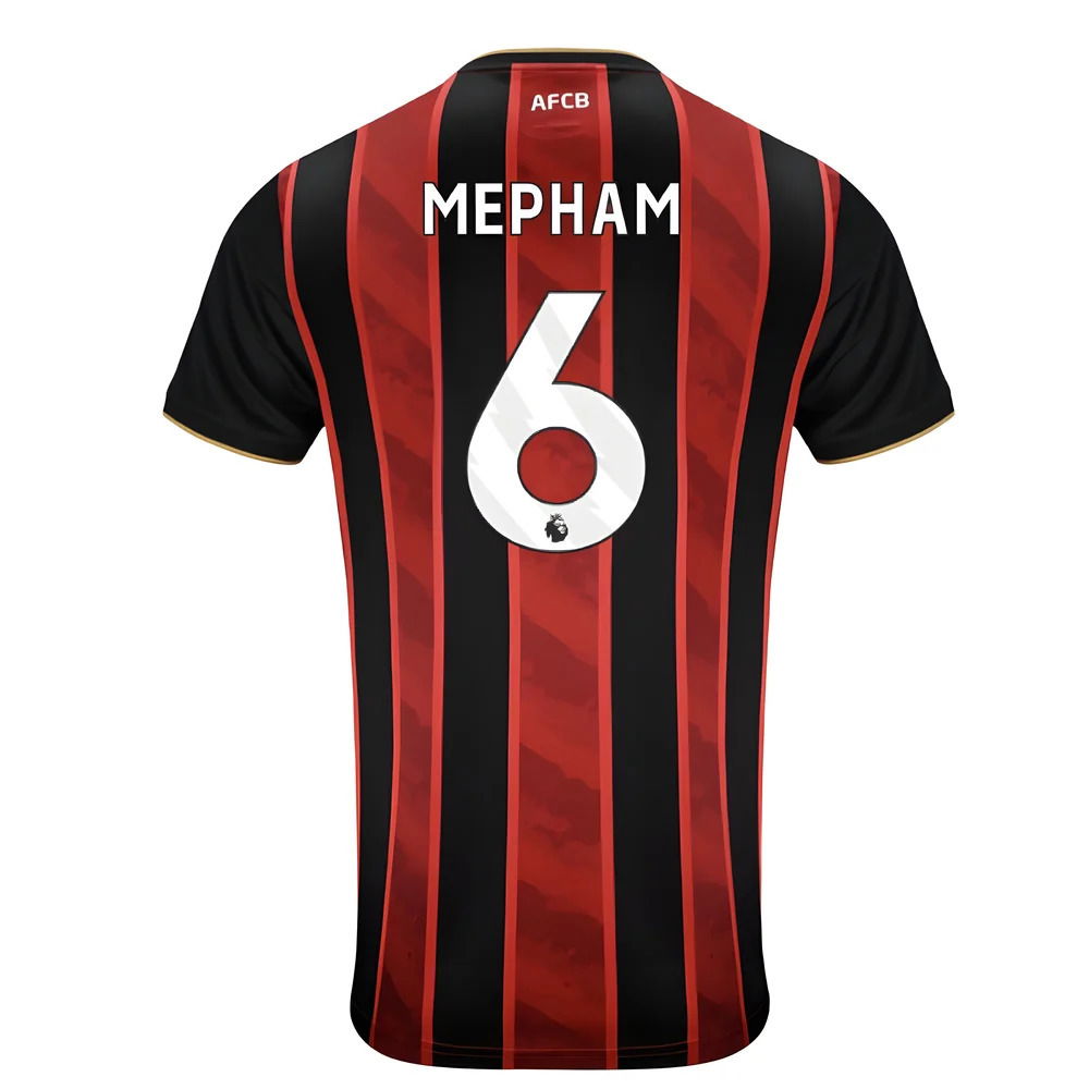 2025-2026 Bournemouth Home Shirt (Mepham 6)