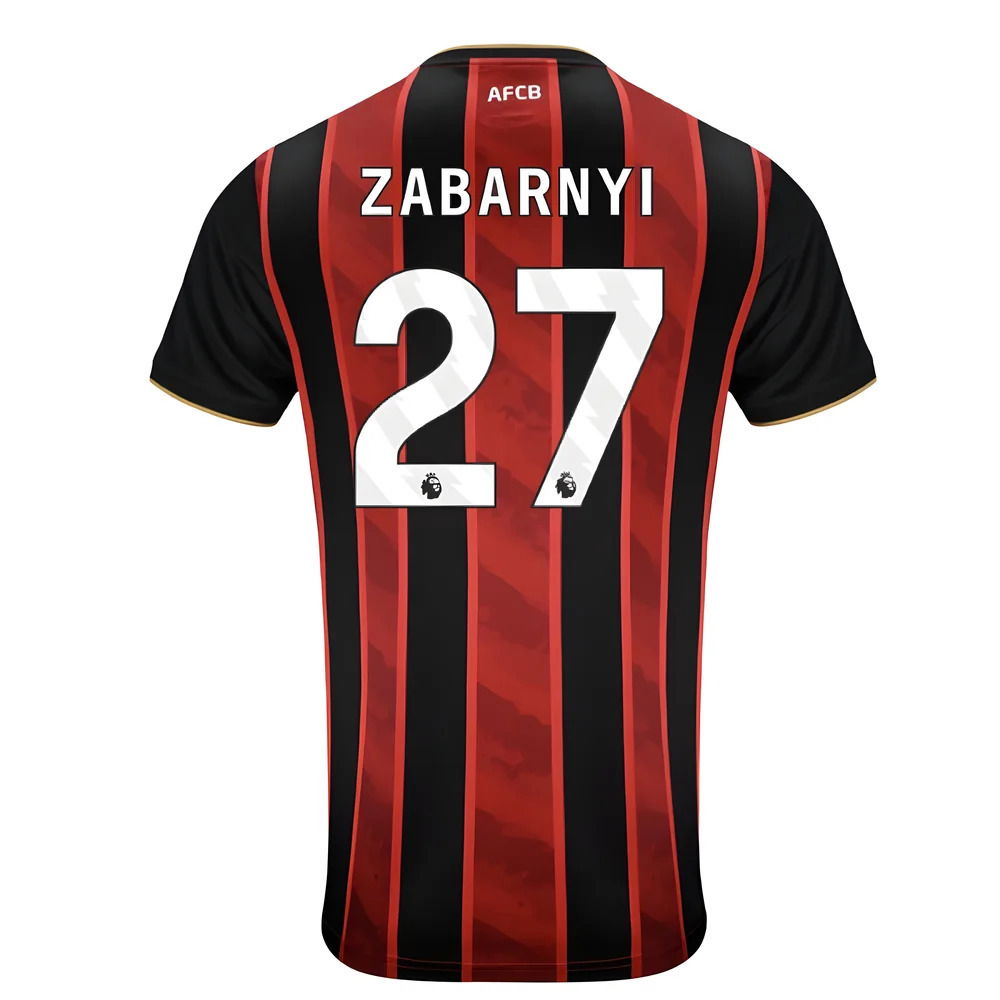 2025-2026 Bournemouth Home Shirt (Zabarnyi 27)