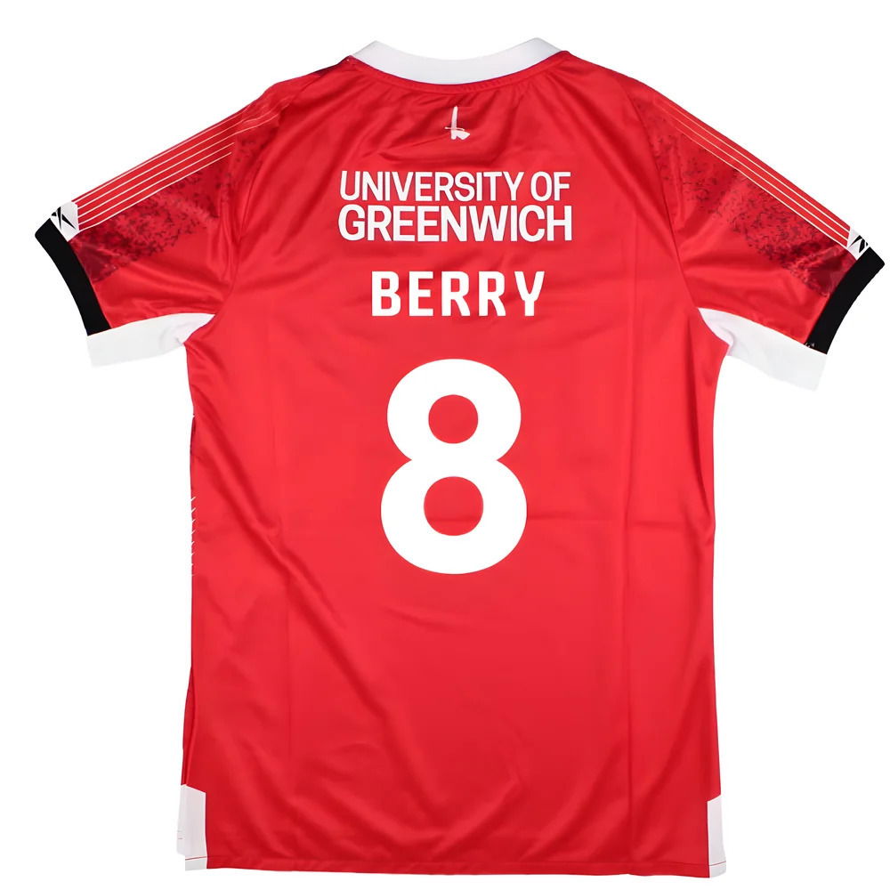 2025-2026 Charlton Athletic Home Shirt - Kids (Berry 8)