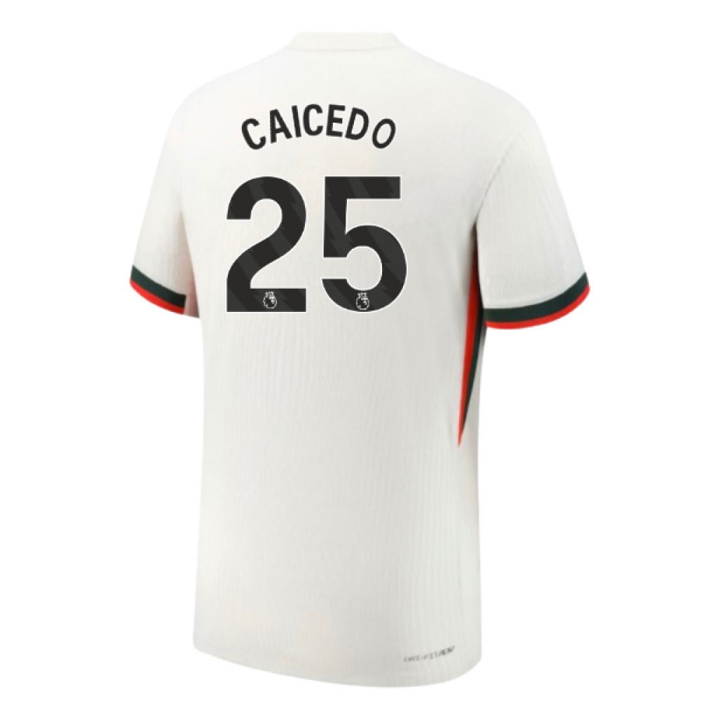 2025-2026 Chelsea Authentic Dri-Fit ADV Away Shirt (Caicedo 25)