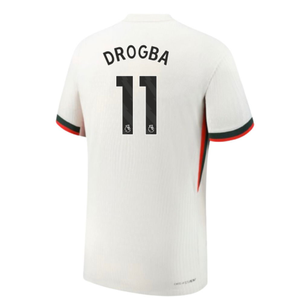 2025-2026 Chelsea Authentic Dri-Fit ADV Away Shirt (Drogba 11)