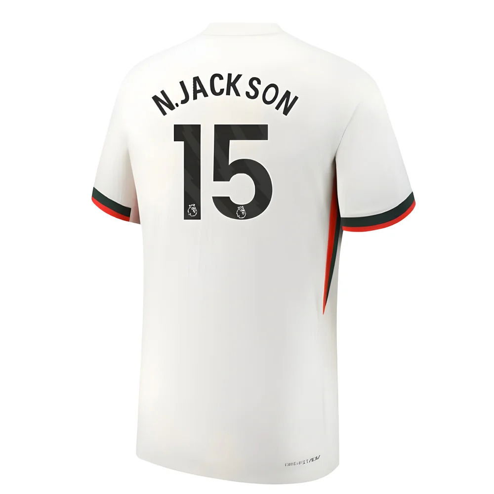 2025-2026 Chelsea Authentic Dri-Fit ADV Away Shirt (N.Jackson 15)
