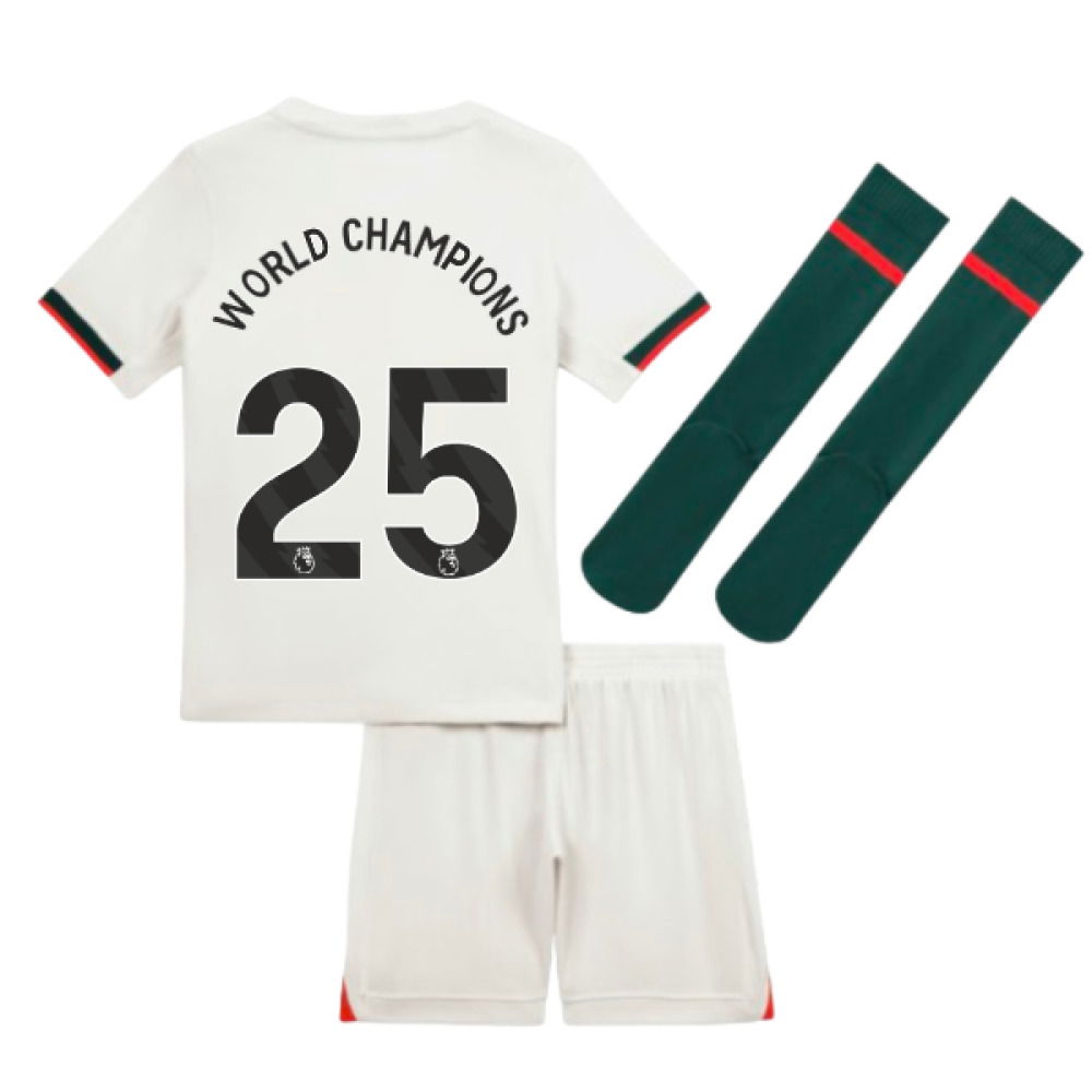 2025-2026 Chelsea Away Mini Kit (World Champions 25)