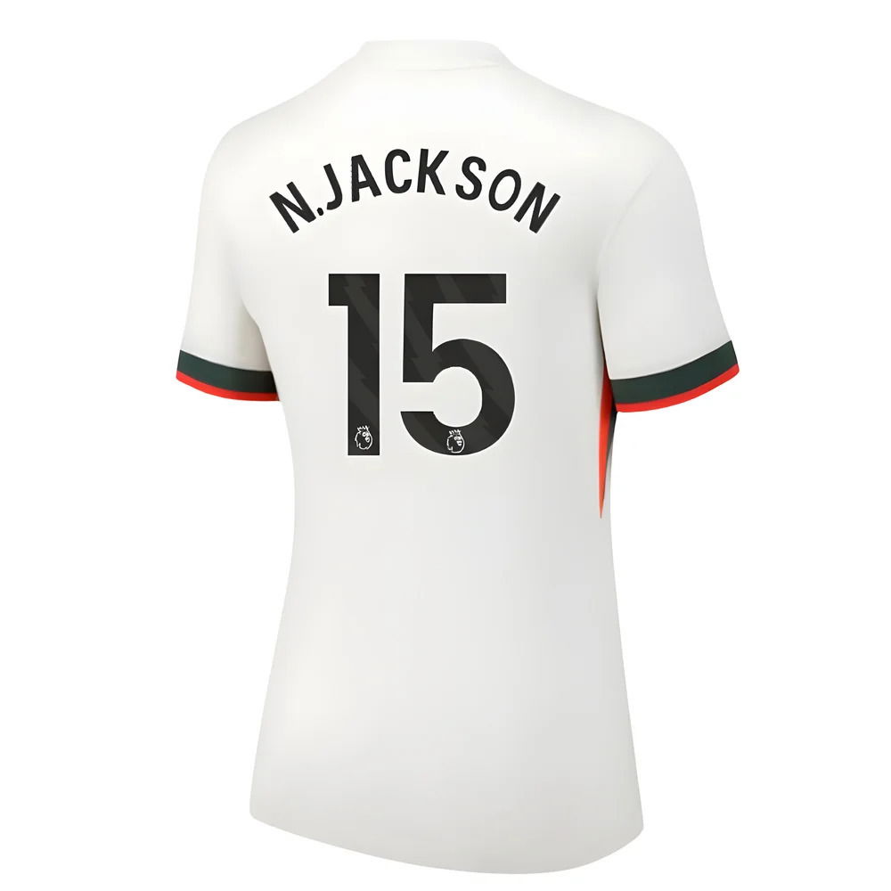 2025-2026 Chelsea Away Shirt (Womens) (N.Jackson 15)