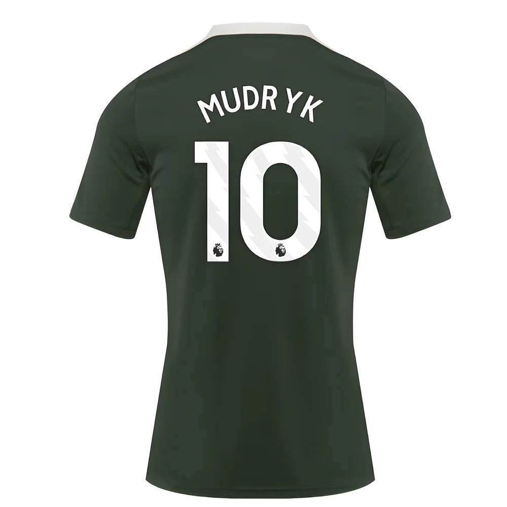 2025-2026 Chelsea Dri-Fit Strike Training Shirt (Green) (Mudryk 10)