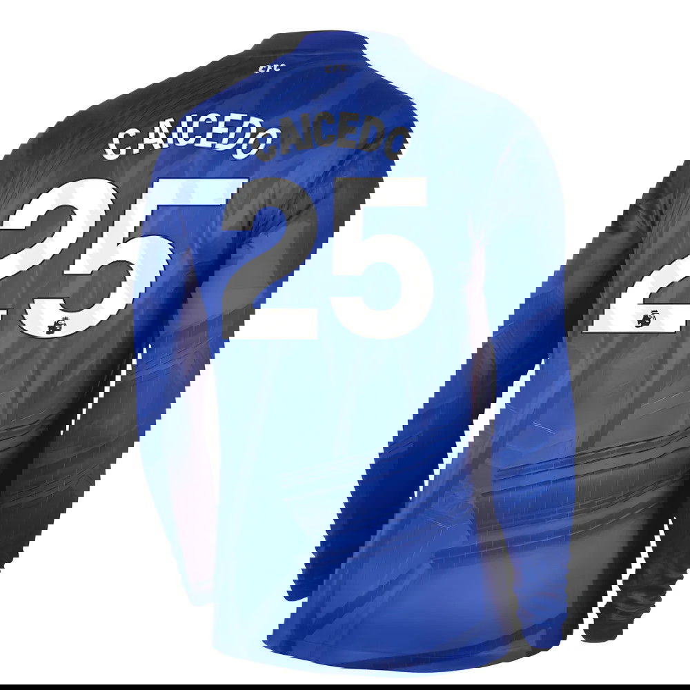 2025-2026 Chelsea Home Long Sleeve Shirt (Caicedo 25)
