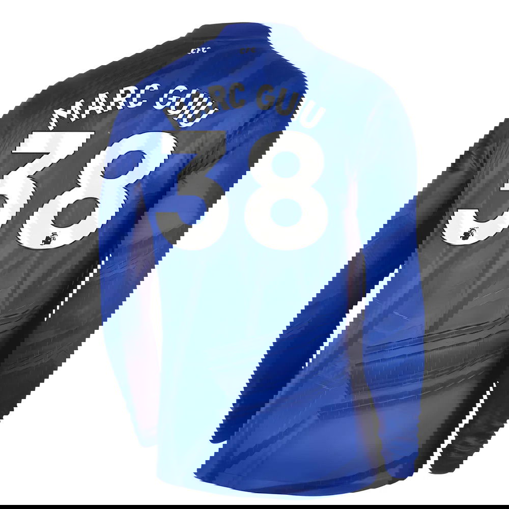 2025-2026 Chelsea Home Long Sleeve Shirt (Marc Guiu 38)