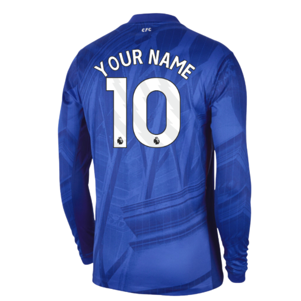 2025-2026 Chelsea Home Long Sleeve Shirt (Your Name)