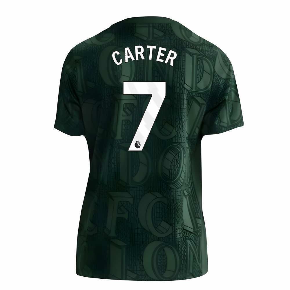 2025-2026 Chelsea Pre Match Shirt (Green) - Kids (Carter 7)