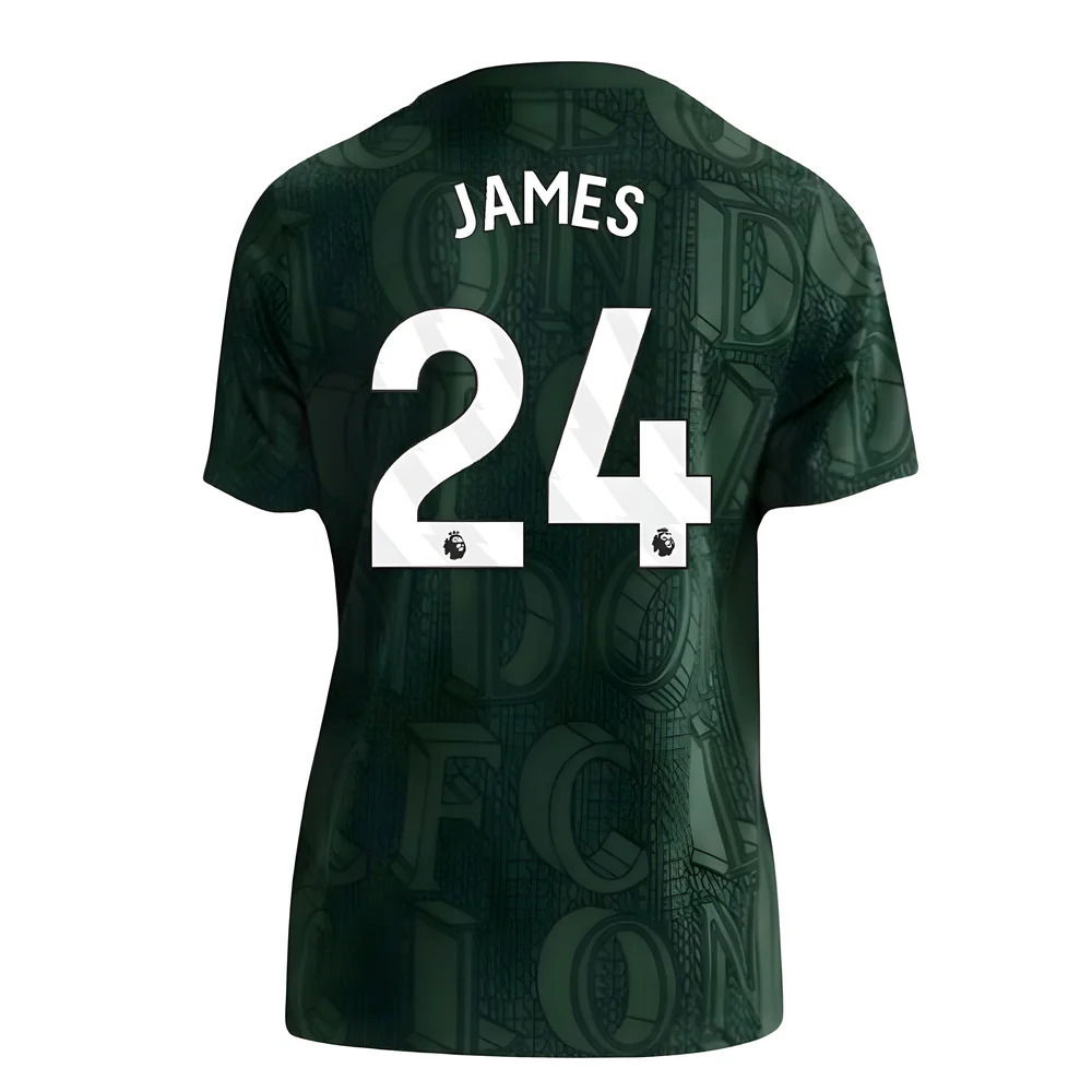 2025-2026 Chelsea Pre Match Shirt (Green) - Kids (James 24)