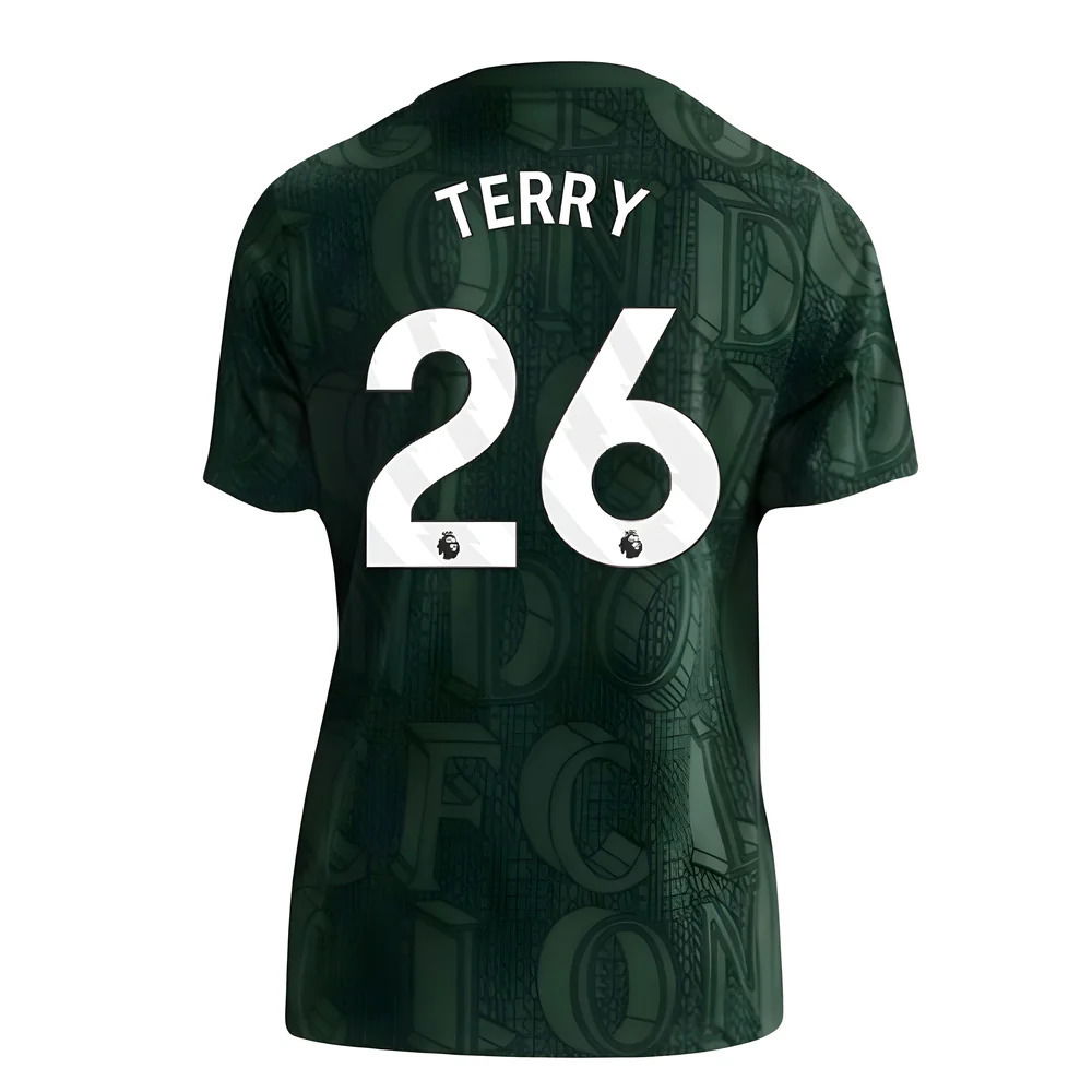 2025-2026 Chelsea Pre Match Shirt (Green) - Kids (Terry 26)