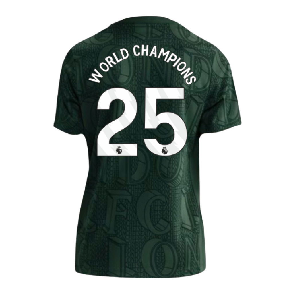2025-2026 Chelsea Pre Match Shirt (Green) - Kids (World Champions 25)