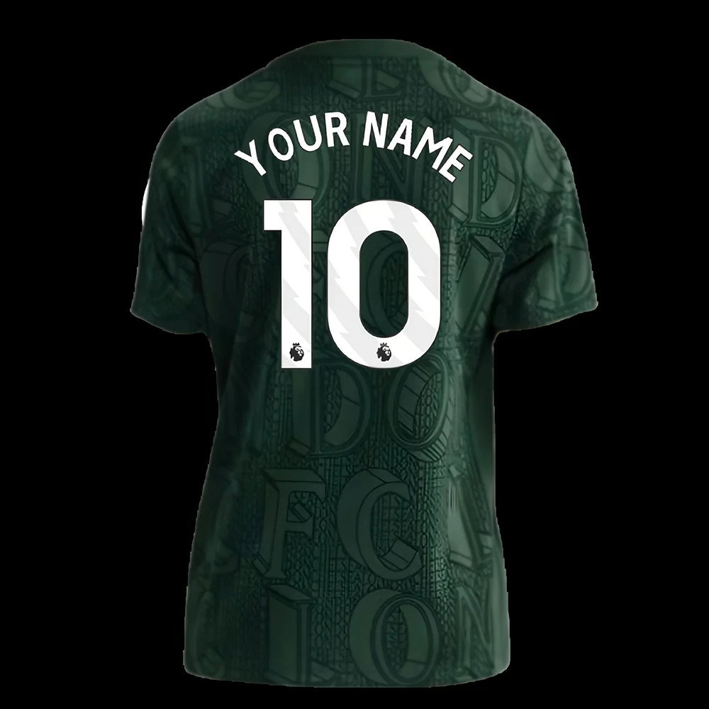 2025-2026 Chelsea Pre Match Shirt (Green) - Kids (Your Name)
