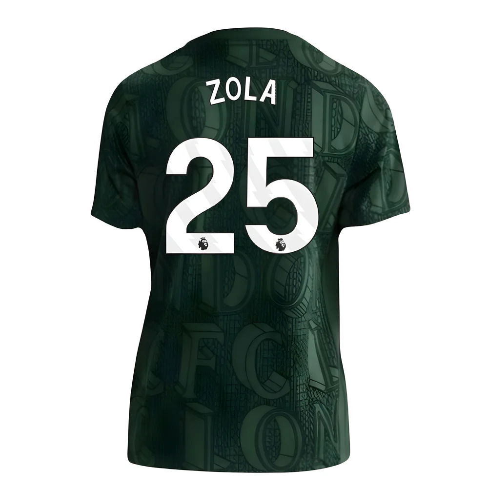 2025-2026 Chelsea Pre Match Shirt (Green) - Kids (Zola 25)