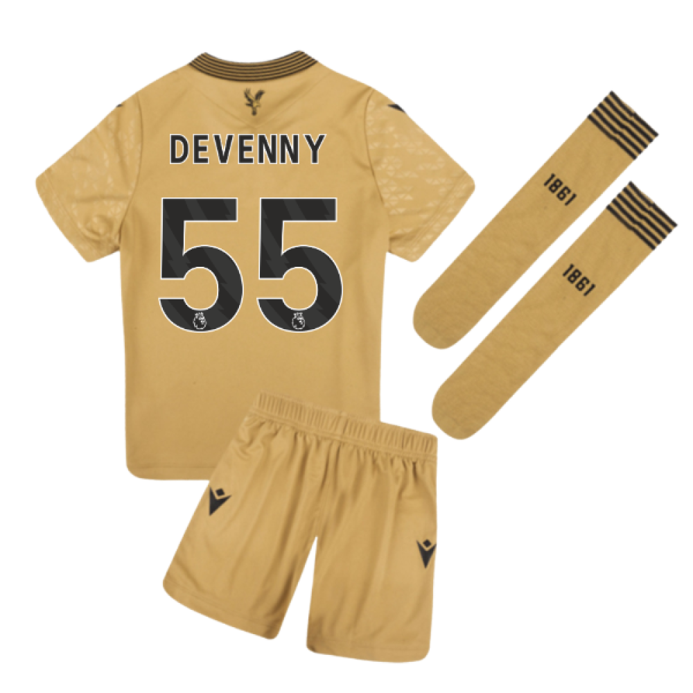 2025-2026 Crystal Palace Third Little Kids Infant Kit (Devenny 55)