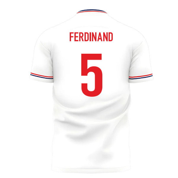 2025-2026 England Home Cross Concept Shirt (Libero) Adult Short Sleeve (Ferdinand 5)