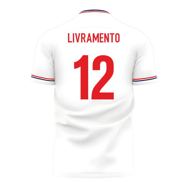 2025-2026 England Home Cross Concept Shirt (Libero) Adult Short Sleeve (Livramento 12)