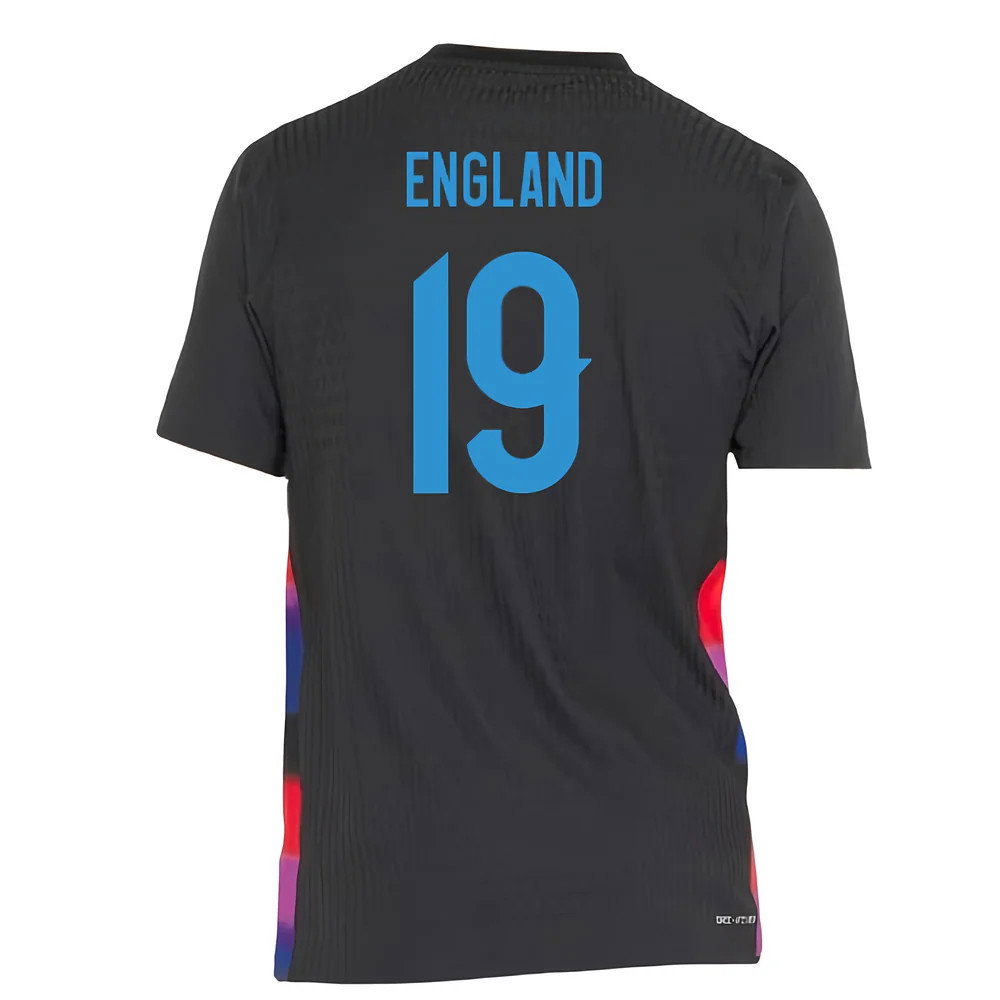 2025-2026 England WEC Authentic Away Shirt (Black) - Mens (ENGLAND 19)