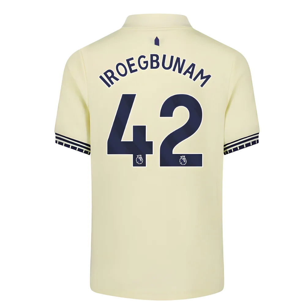 2025-2026 Everton Away Shirt - Kids (Iroegbunam 42)